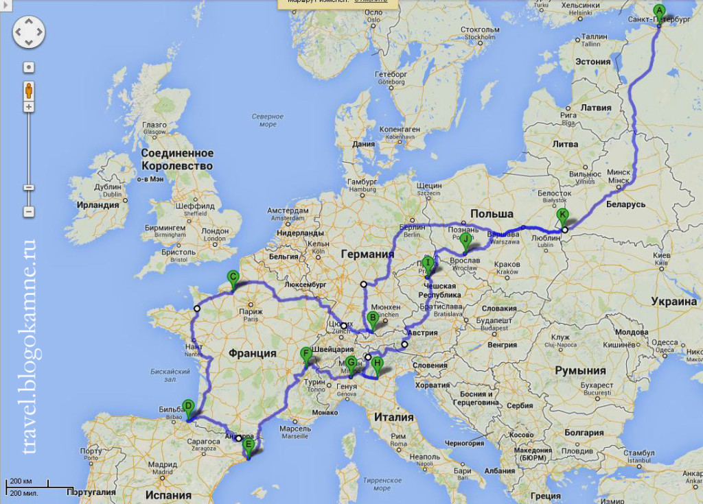 Путешествие в европу на машине – маршруты, советы и лайфхаки
