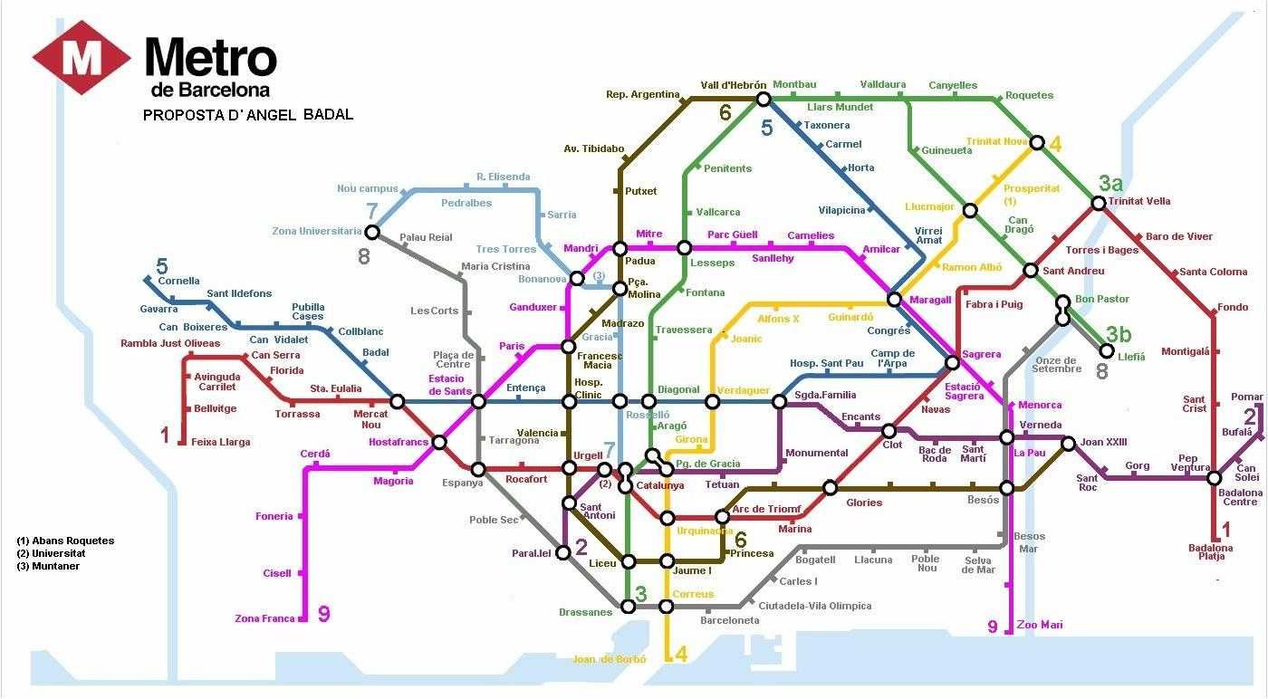 Метро барселоны - barcelona metro