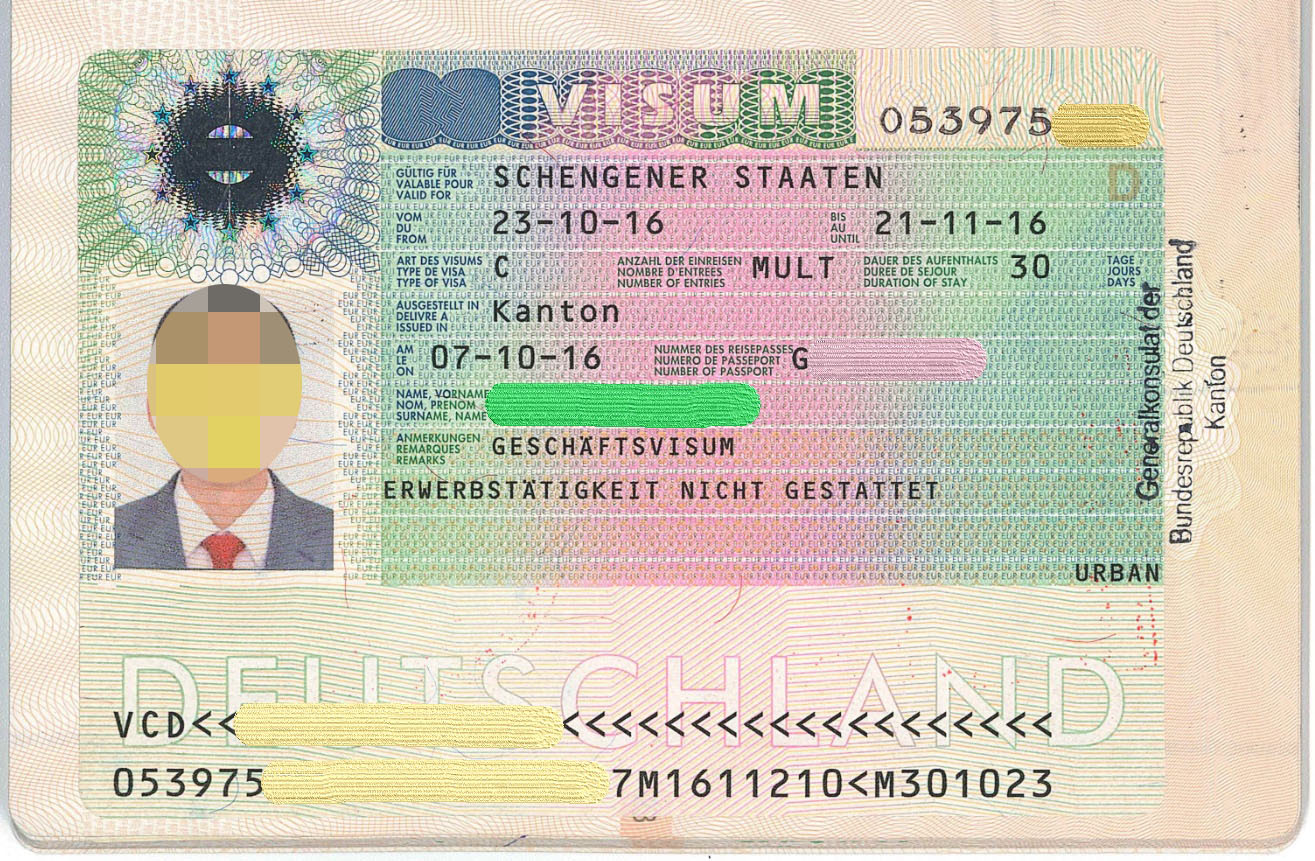Какие документы нужны для оформления визы в германию