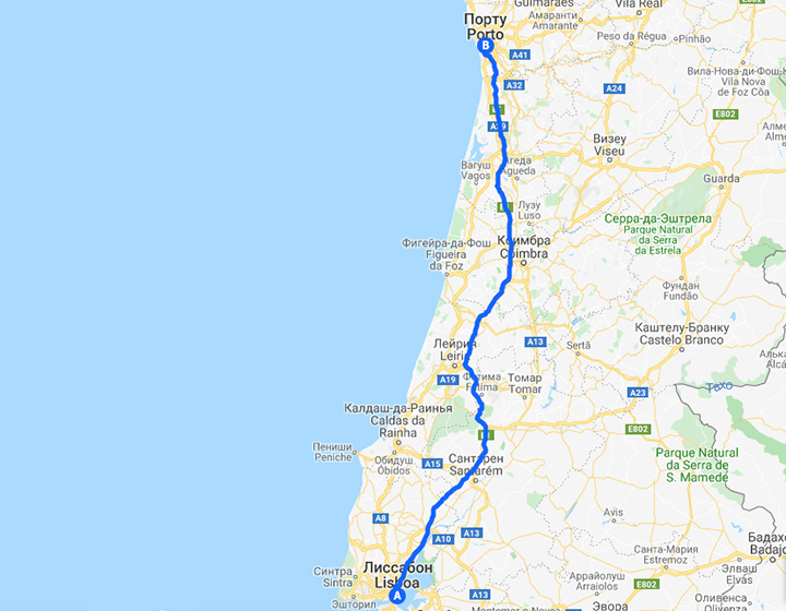 Как можно добраться из Севильи в Лиссабон
