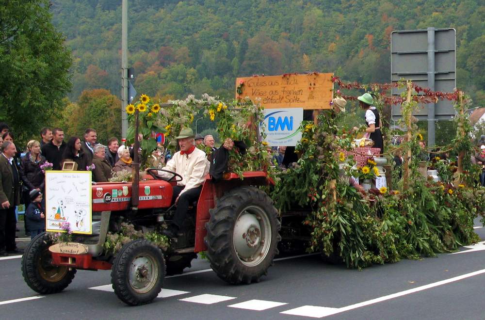 Праздник благодарения за урожай в Германии