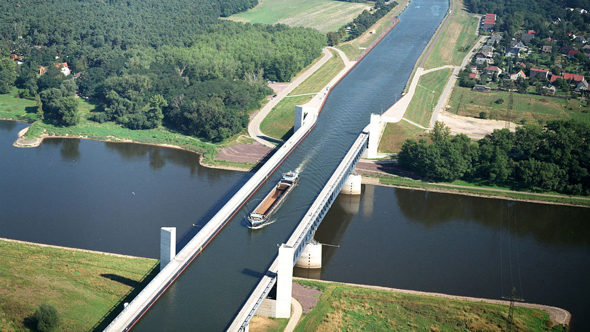 Магдебургский водный мост, его история и аналоги :: syl.ru