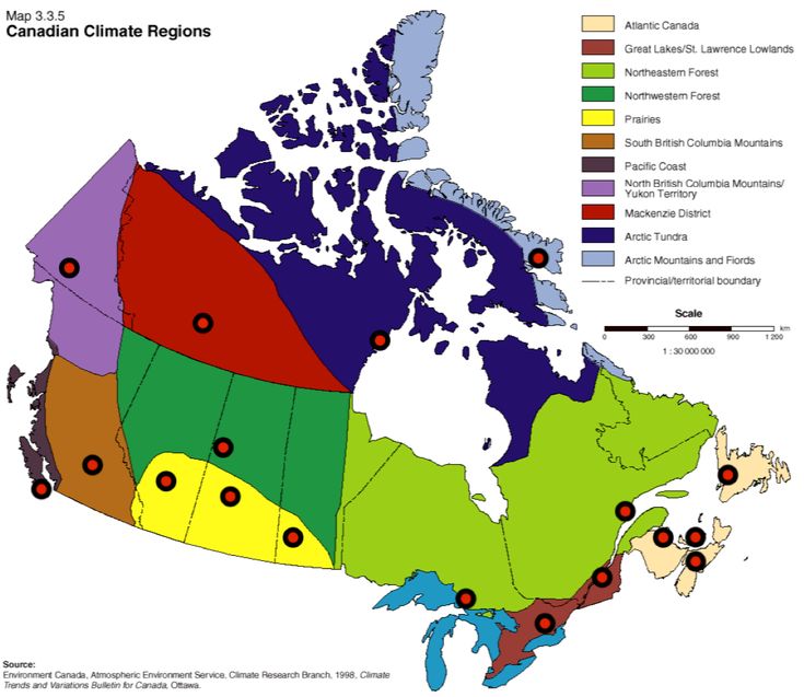 Климат канады: особенности по месяцам, сезонам, по провинциям