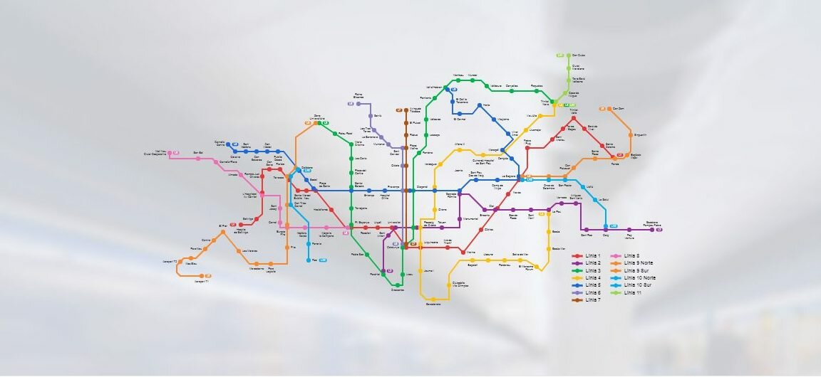 Карта метро барселоны с возможностью скачать или распечатать