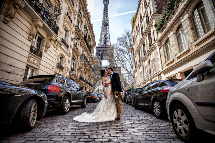 Свадьба в париже, красивая сказка о любви. идеи с фото