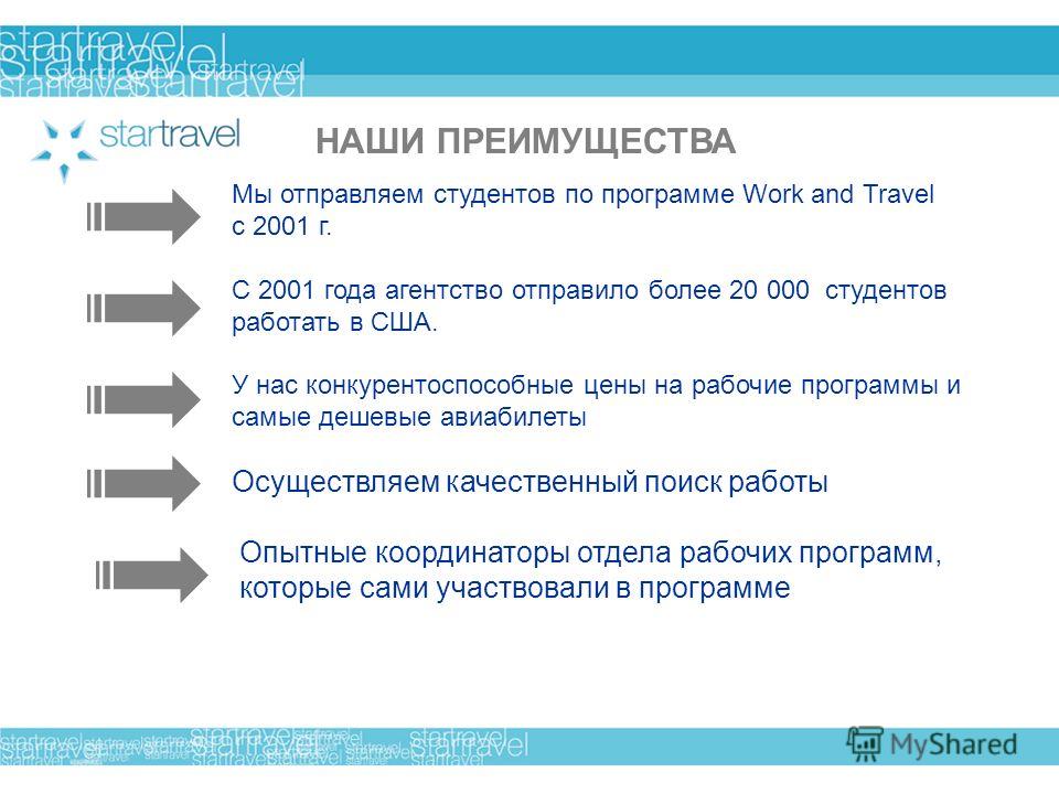 Work and travel usa программа для студентов - student agency калининград - student agency