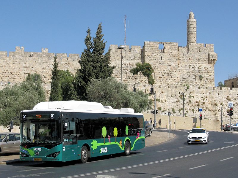 Общественный транспорт в иерусалиме