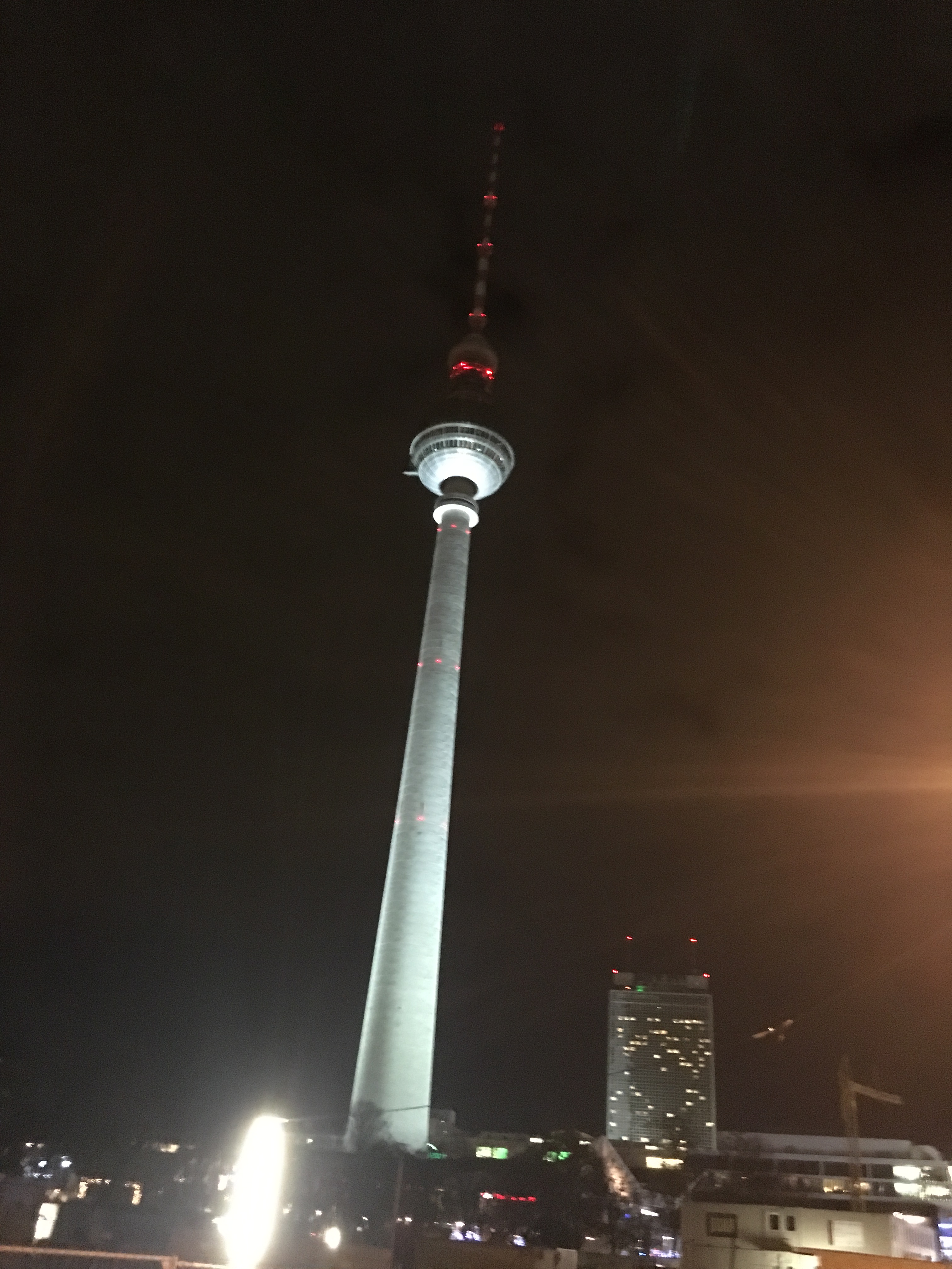 Берлинская телебашня – панорамный вид на город