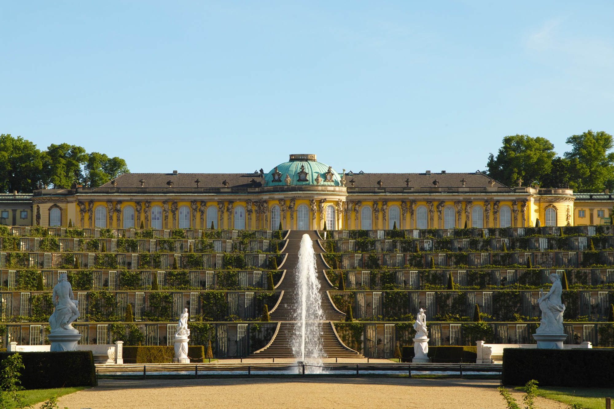 Сан-суси, потсдам, германия: описание парка и дворца с фото