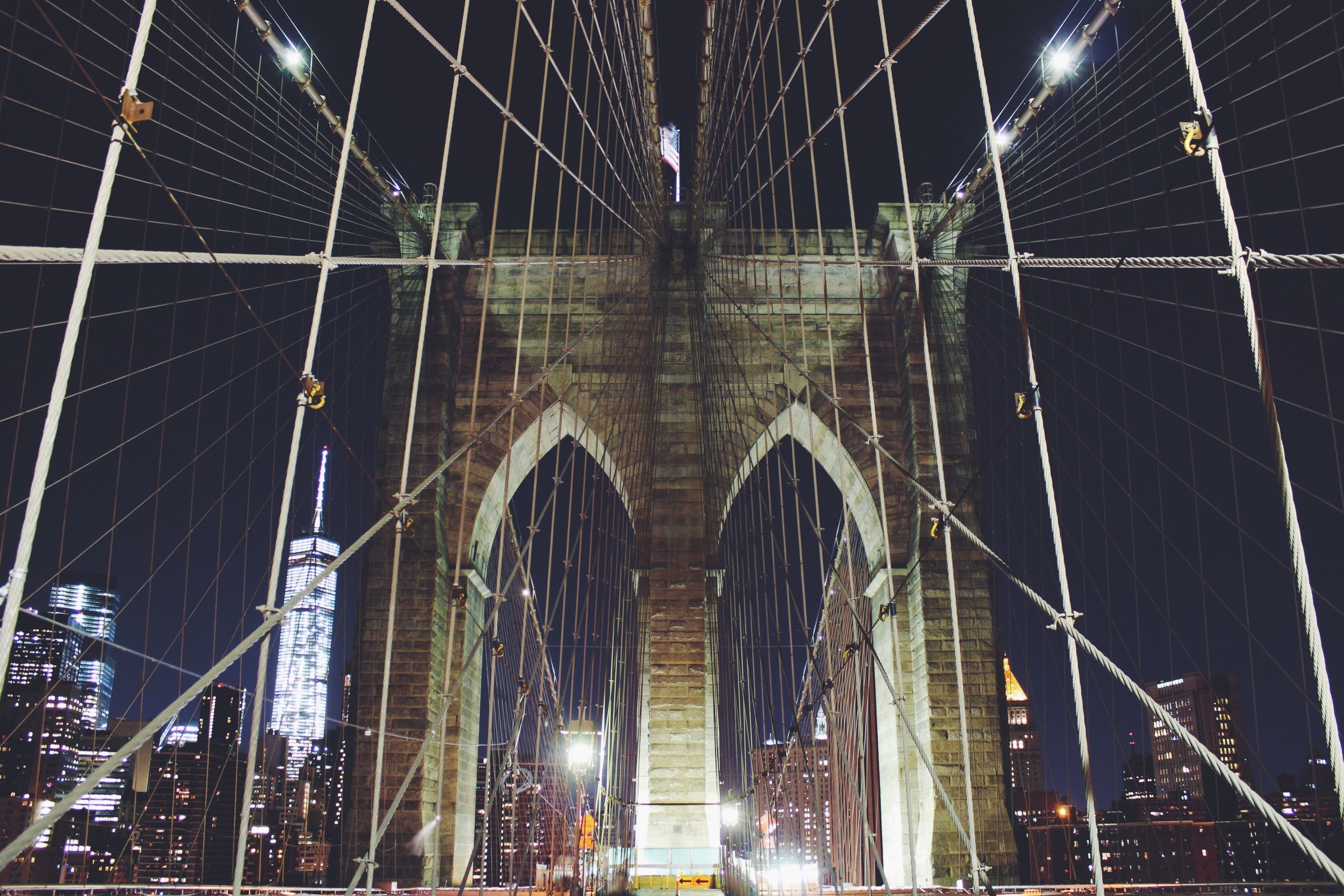Бруклинский мост в нью йорке - индустриальное чудо света