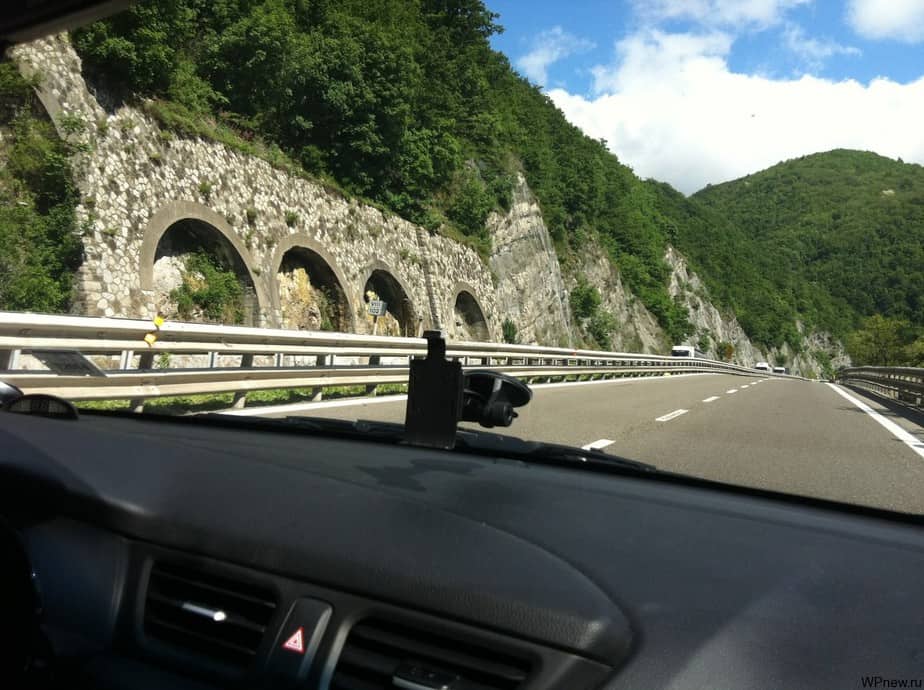 Путешествие в Италию на автомобиле