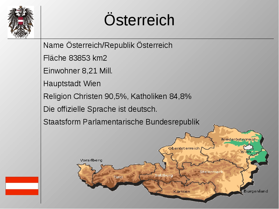 Особенности австрийского языка и используемые диалекты