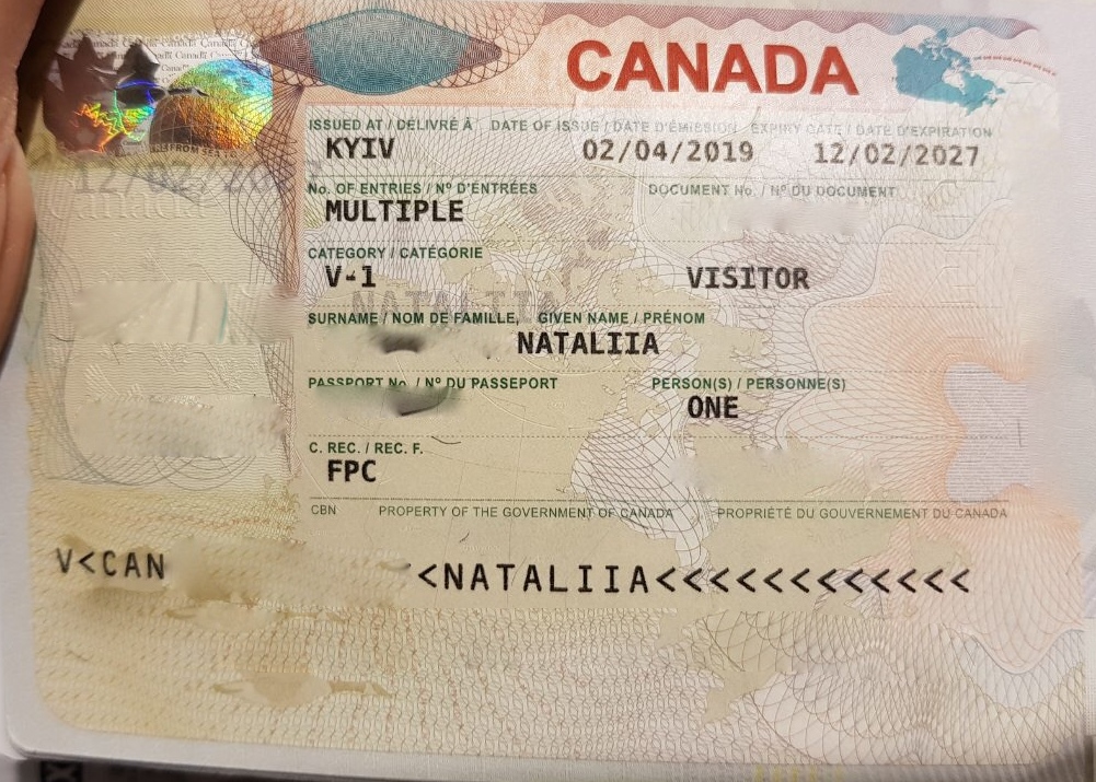 Туристическая виза в канаду