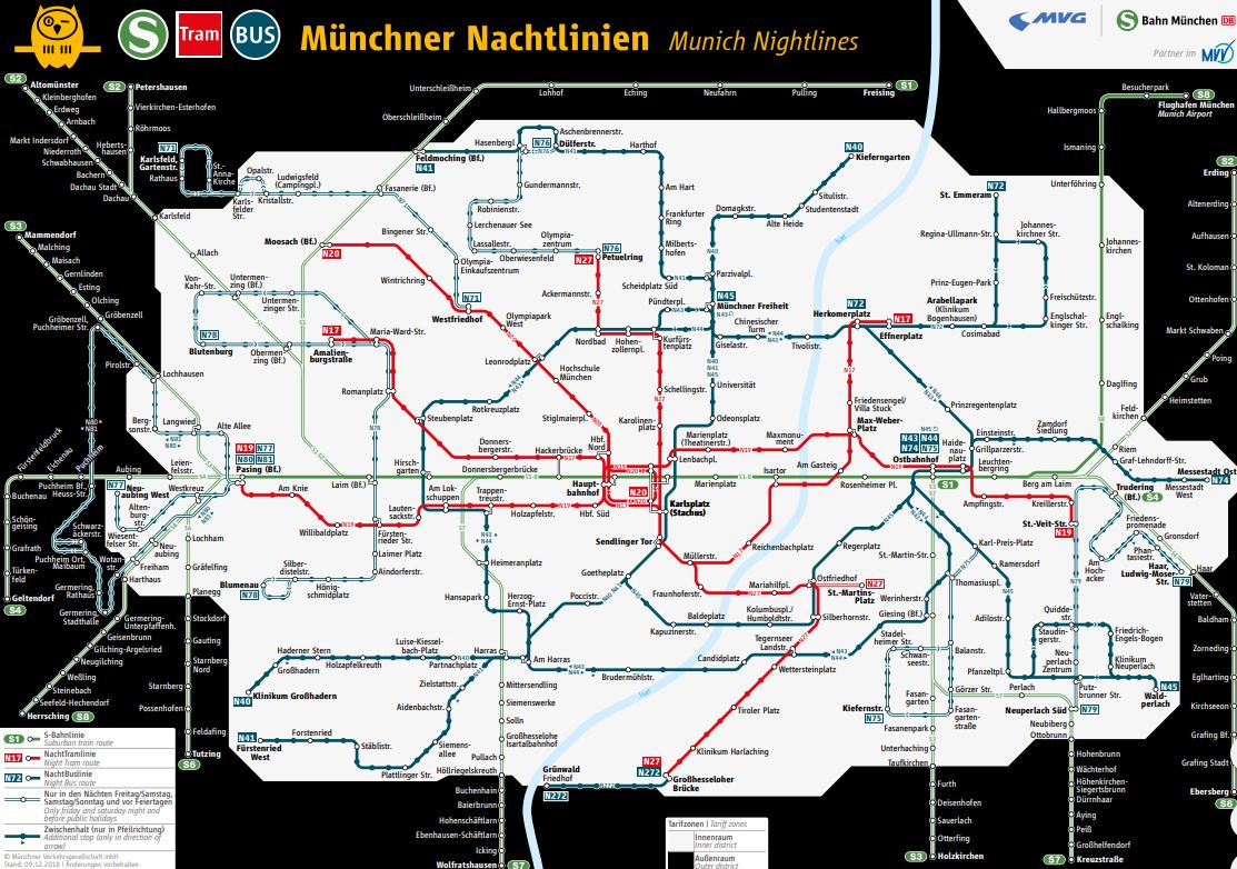 Общественный транспорт в мюнхене – арриво
