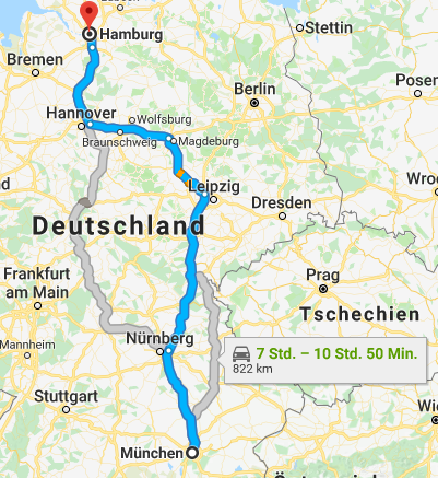 Расписание рейсовых автобусов из гамбурга в мюнхен