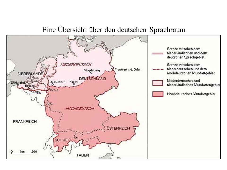 Особенности австрийского языка и используемые диалекты