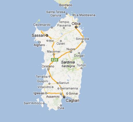 Аэропорты сардинии на карте: количество, названия, как добраться