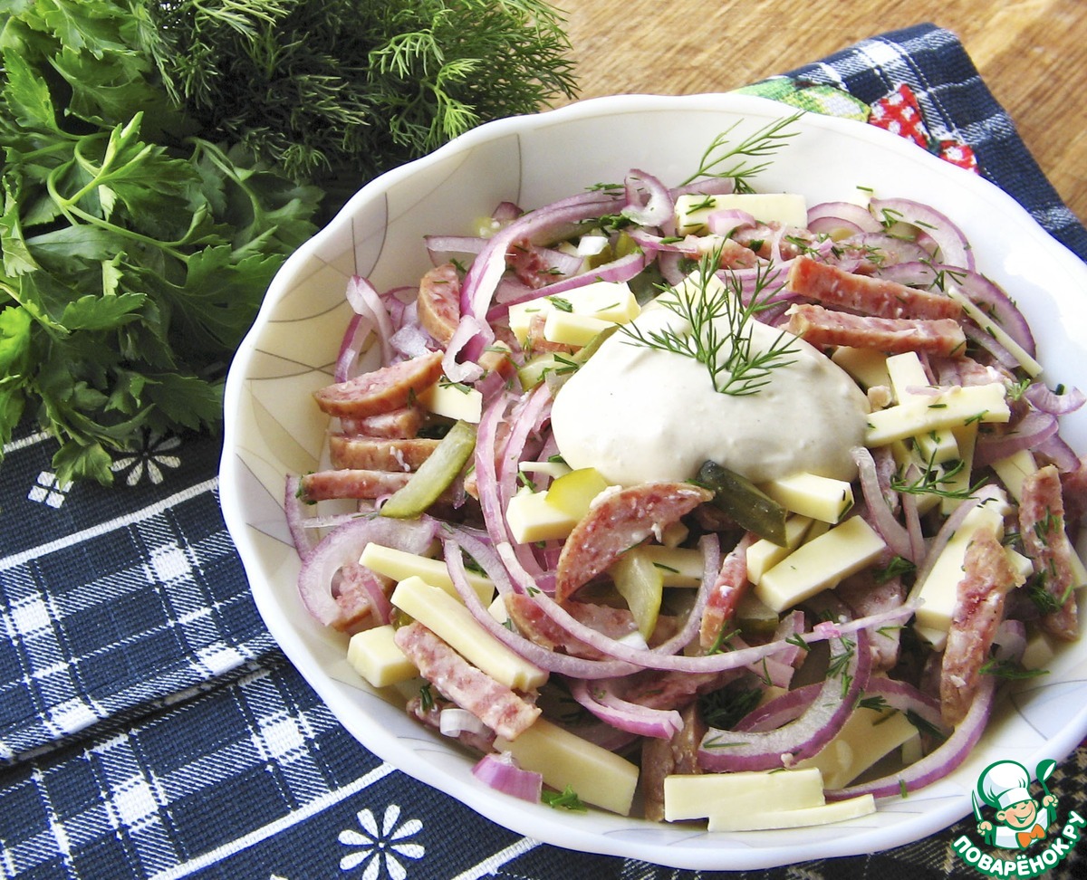 Мюнхенский салат – шедевр немецкой кухни