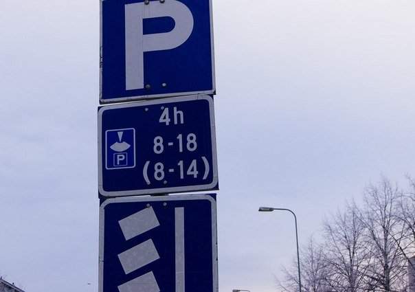 Движение и парковка в финляндии