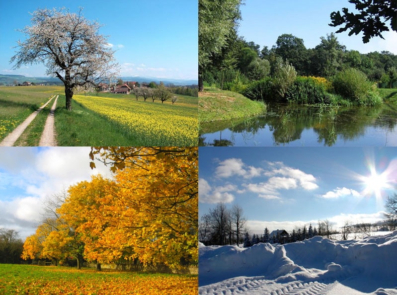 Погода и климат в германии: весна, лето, осень, зима