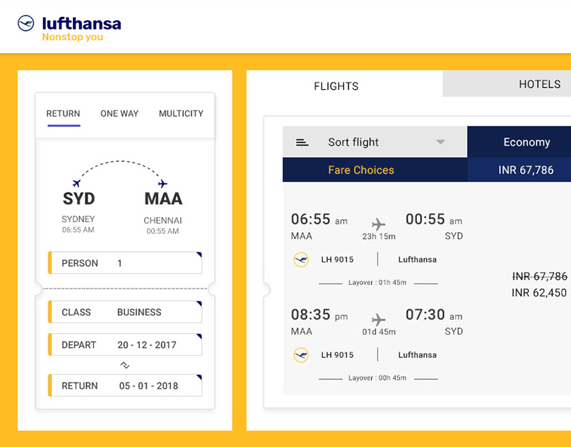 Регистрация на рейс перевозчика люфтганза - онлайн и в авиагавани