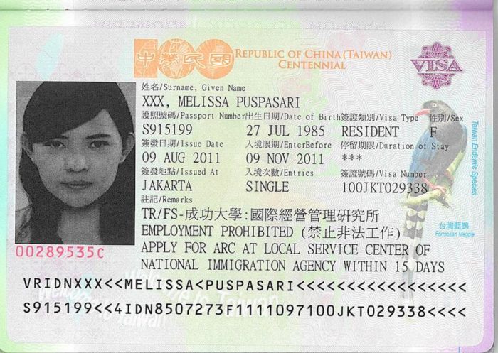 Как оформить визу в тайвань в  2021  году: пошаговая инструкция