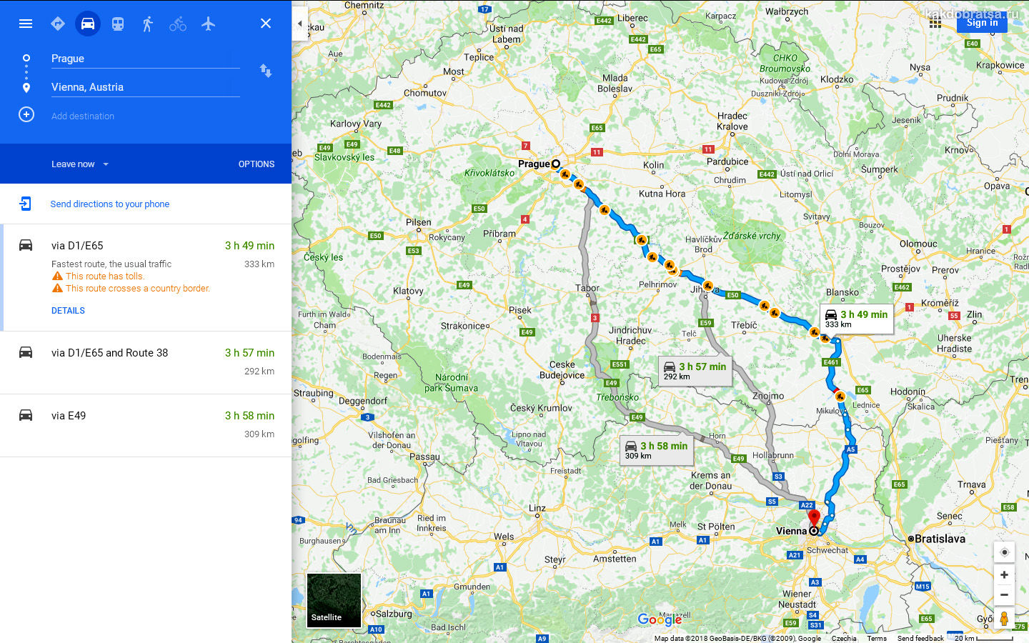 Чехия вена расстояние. из праги в вену: как добраться на поезде и автобусе. аренда авто в чехии