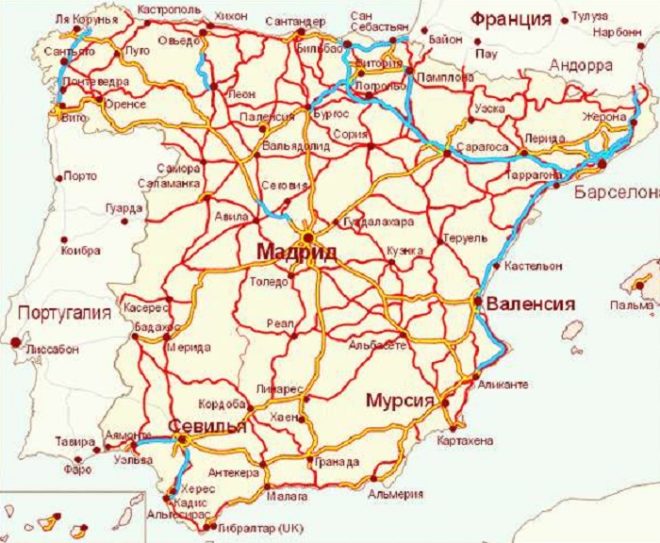 Испанские железные дороги — wikirail