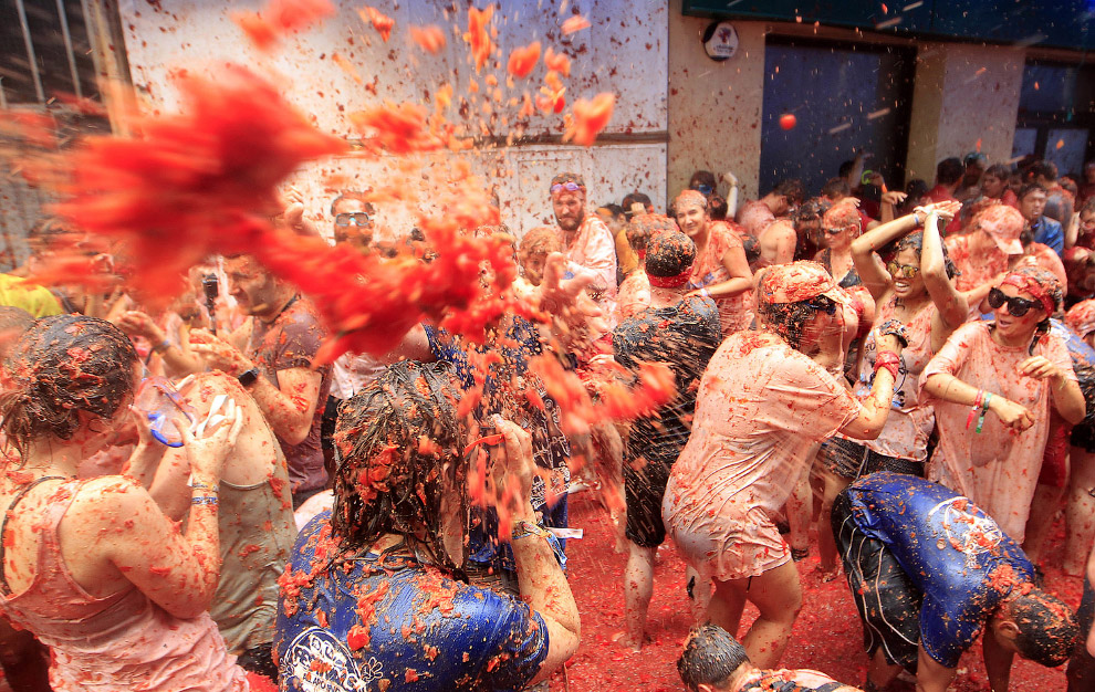 Фестиваль томатина в испании: исторические факты праздника