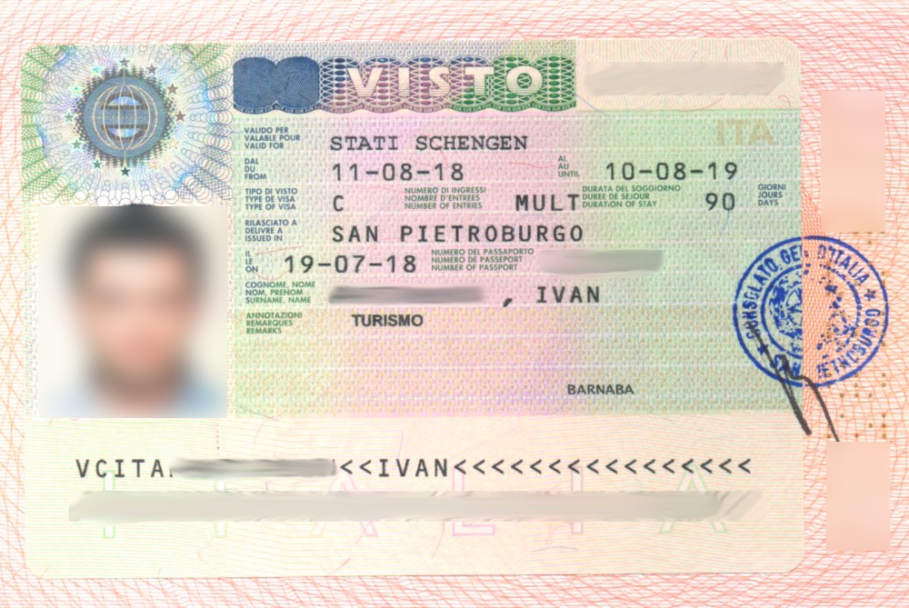Как получить визу в Италию в Санкт-Петербурге