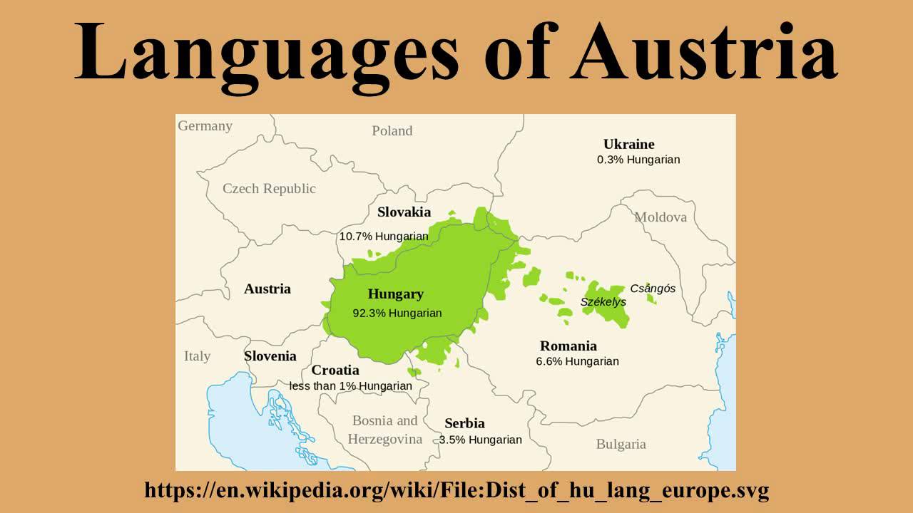 На каком национальном языке говорят в австрии