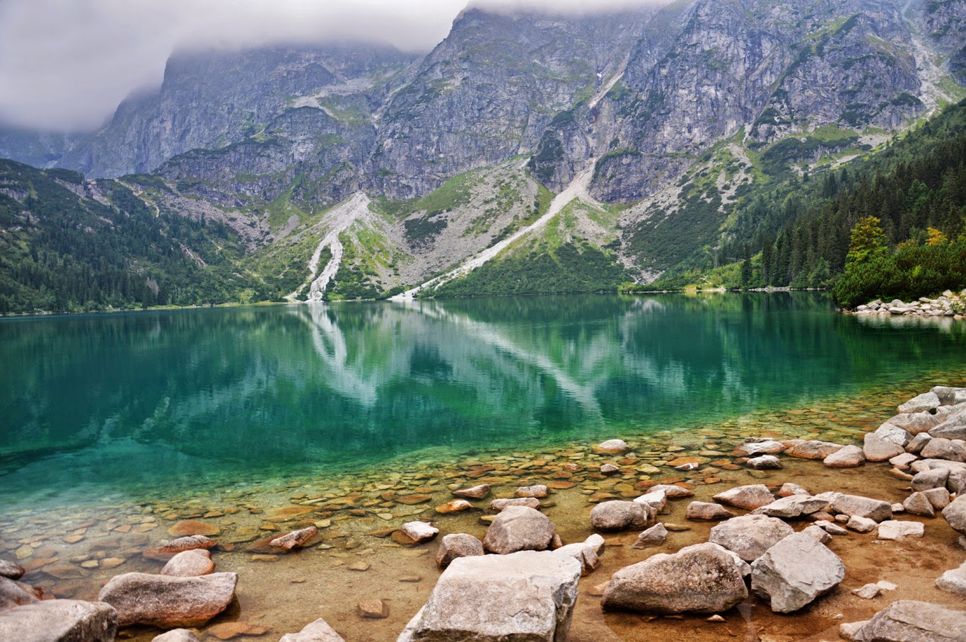 Морское око – ледниковое озеро невероятной красоты в Польше