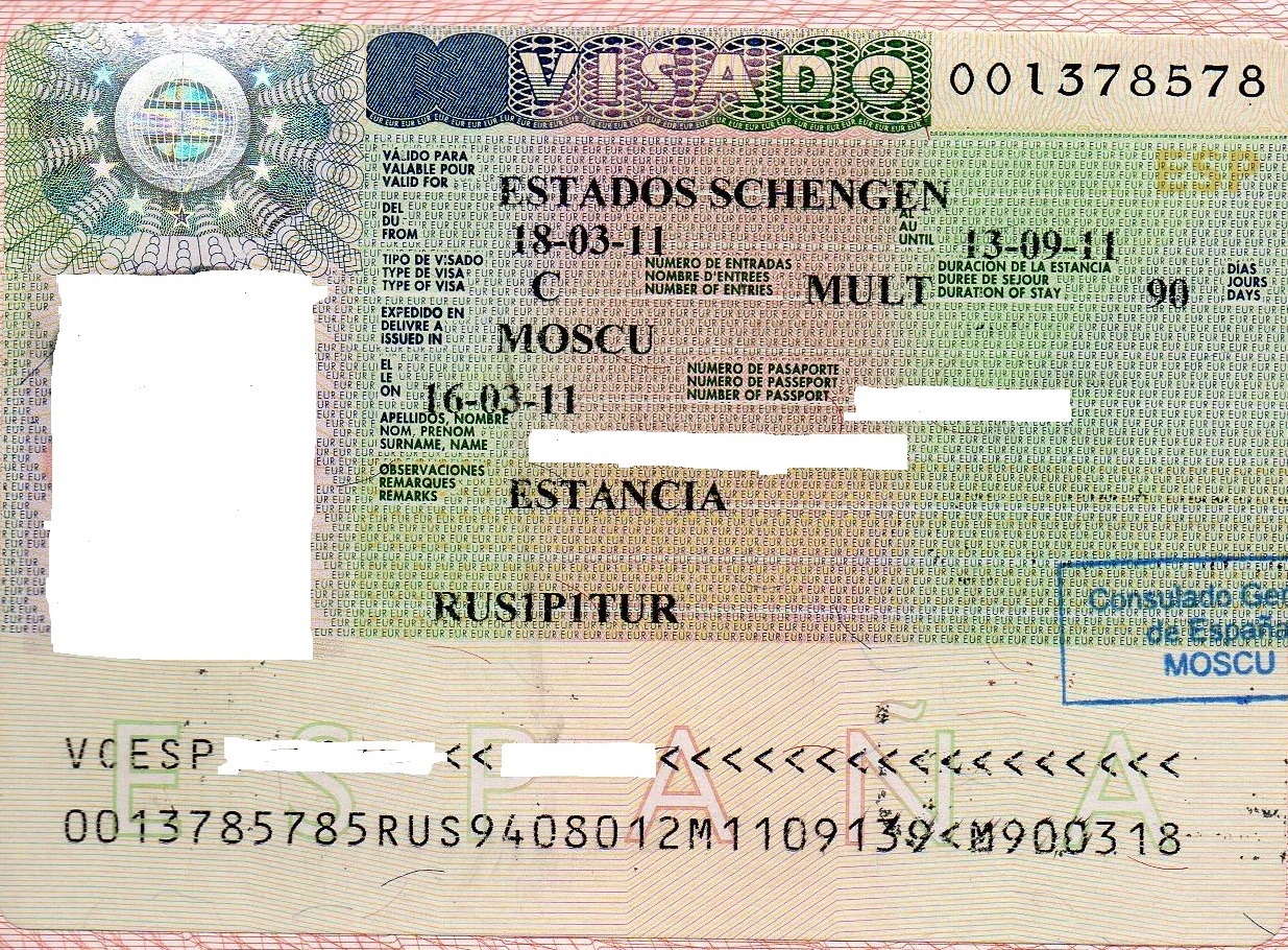 Как гражданину россии самостоятельно оформить визу в испанию в 2020 году