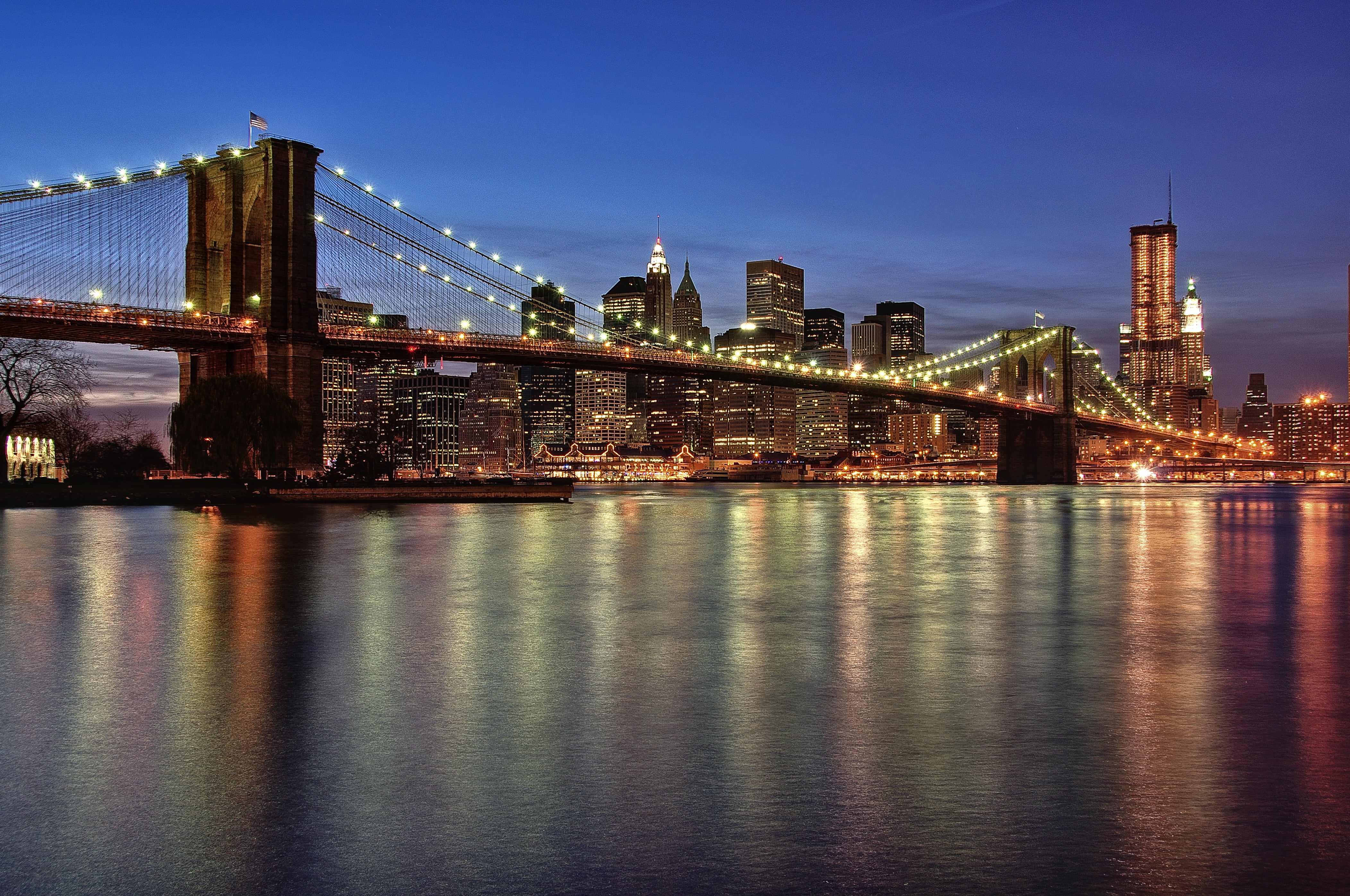 Архитектурное чудо в нью-йорке — бруклинский мост. история открытия и интересные факты