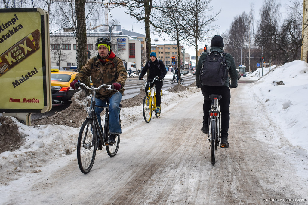 Роль велосипедов в финляндии